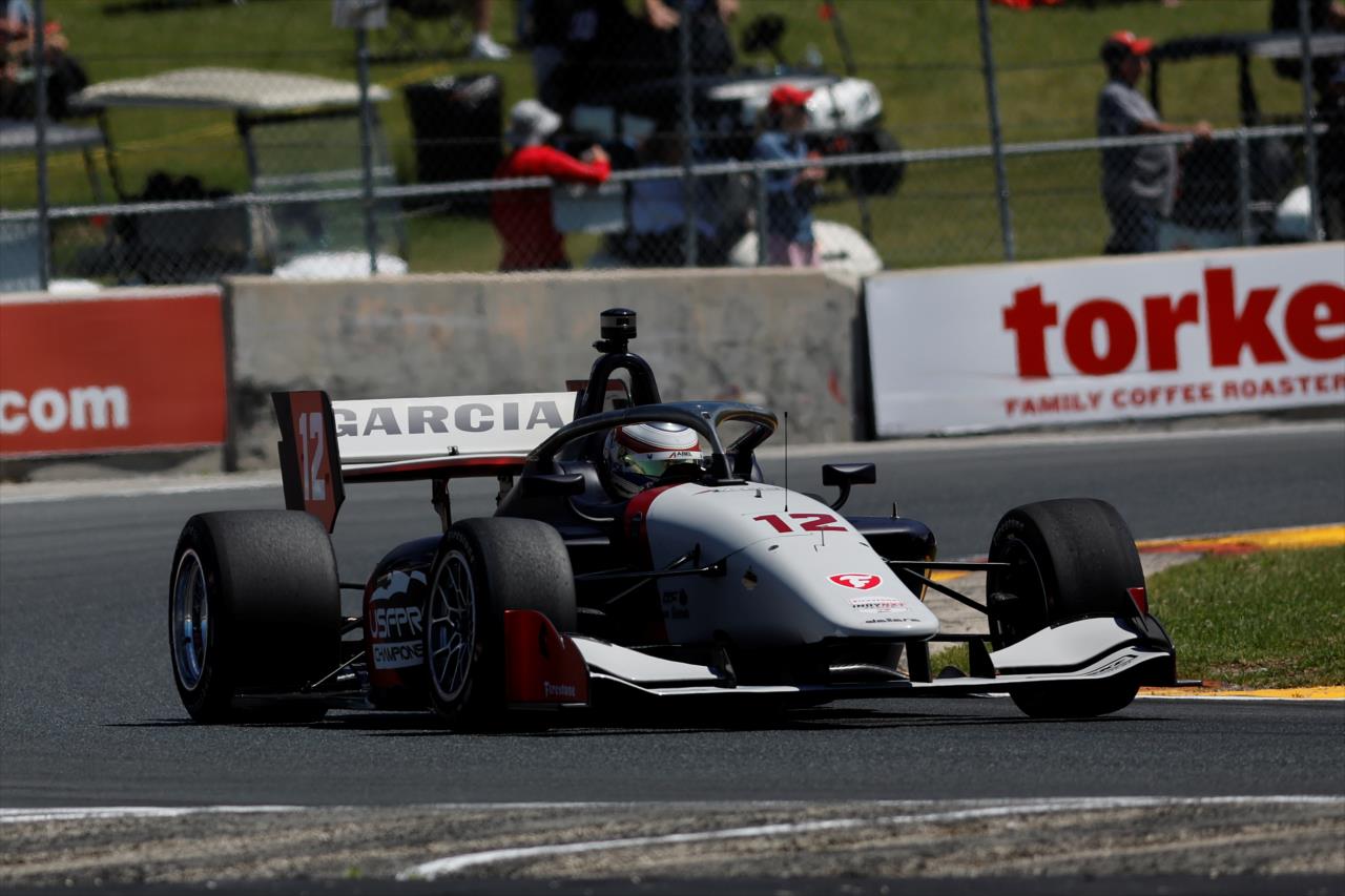 Max Garcia - INDY NXT Presented by Firestone - By: Paul Hurley -- Photo by: Paul Hurley