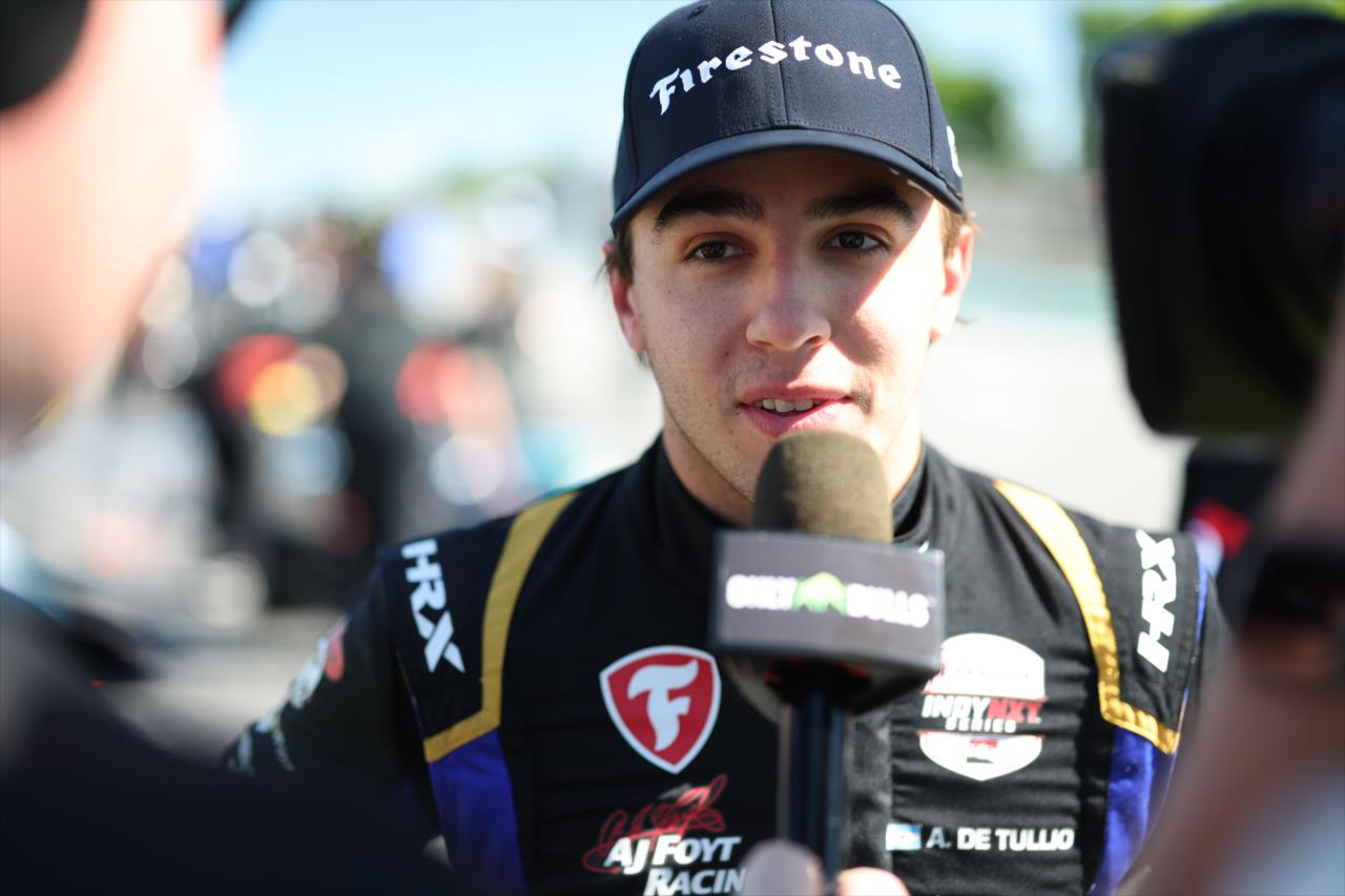 Alessandro de Tullio - INDY NXT Presented by Firestone - By: Joe Skibinski -- Photo by: Joe Skibinski