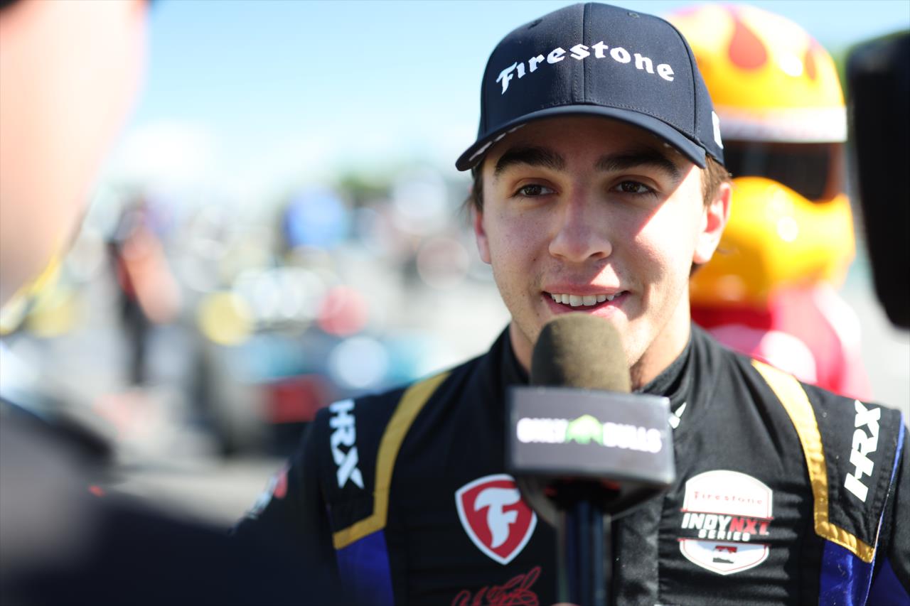 Alessandro de Tullio - INDY NXT Presented by Firestone - By: Joe Skibinski -- Photo by: Joe Skibinski