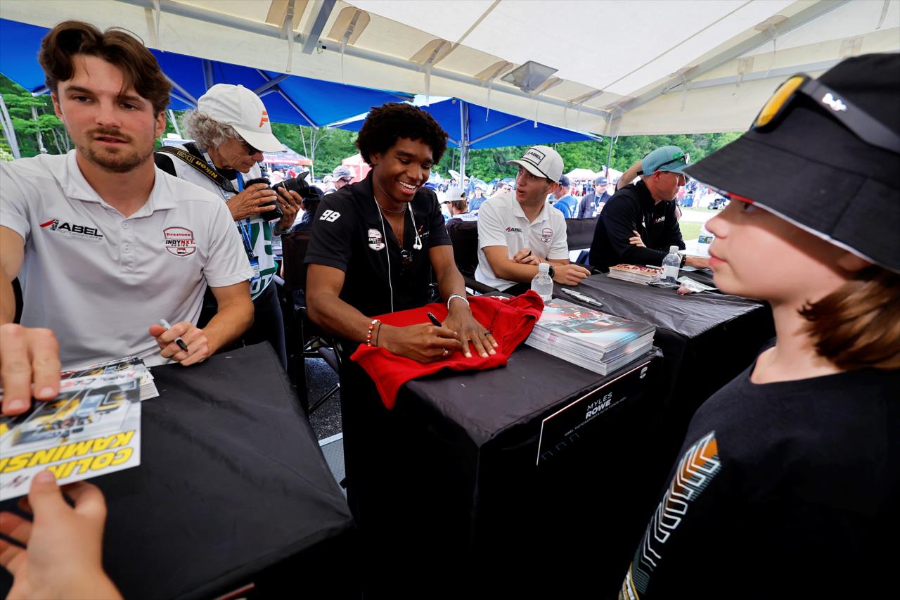 Myles Rowe - Grand Prix at Road America - INDY NXT Presented by Firestone - By: Paul Hurley -- Photo by: Paul Hurley