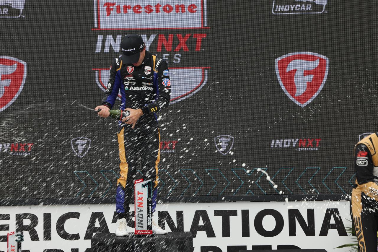 Alessandro de Tullio - INDY NXT Presented by Firestone - By: Joe Skibinski -- Photo by: Joe Skibinski