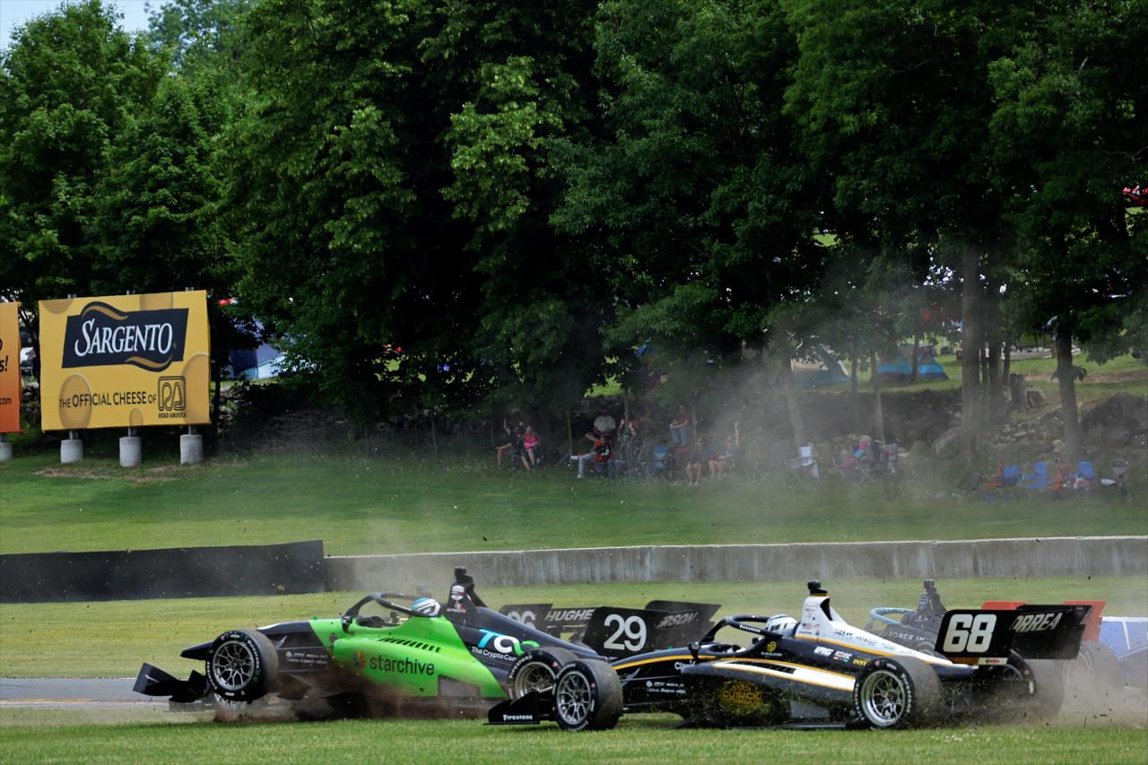 Josh Pierson and JM Correa - INDY NXT Presented by Firestone - By: Paul Hurley -- Photo by: Paul Hurley