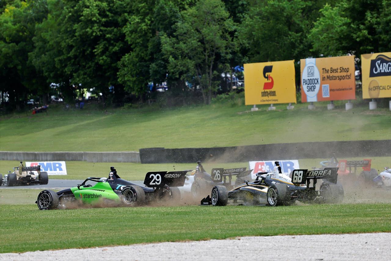 Josh Pierson and JM Correa - INDY NXT Presented by Firestone - By: Paul Hurley -- Photo by: Paul Hurley