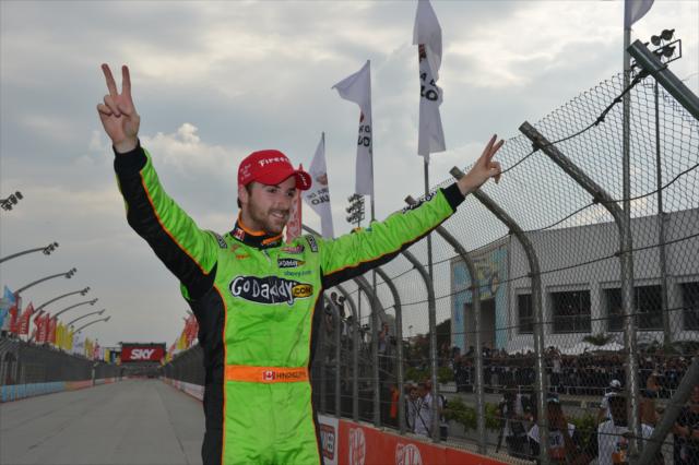 James Hinchcliffe wins 2nd race of 2013 in Sao Paulo -- Photo by: John Cote