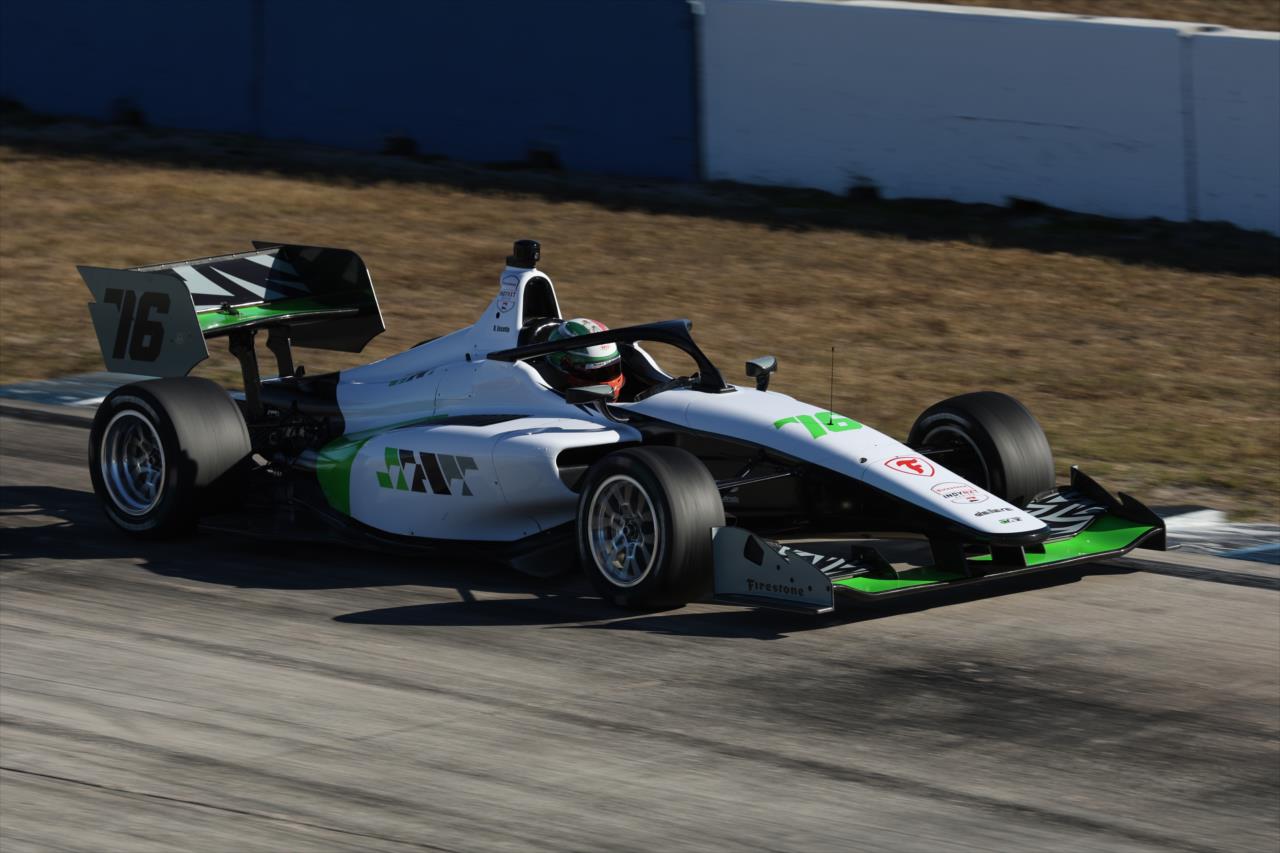 Ricardo Escotto - INDY NXT Sebring Testing - By: Matt Fraver -- Photo by: Matt Fraver