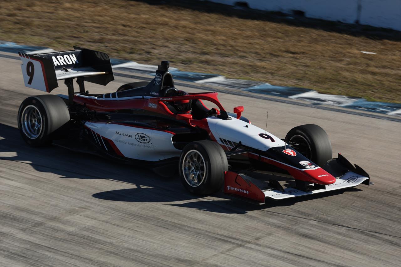 Bryce Aron - INDY NXT Sebring Testing - By: Matt Fraver -- Photo by: Matt Fraver