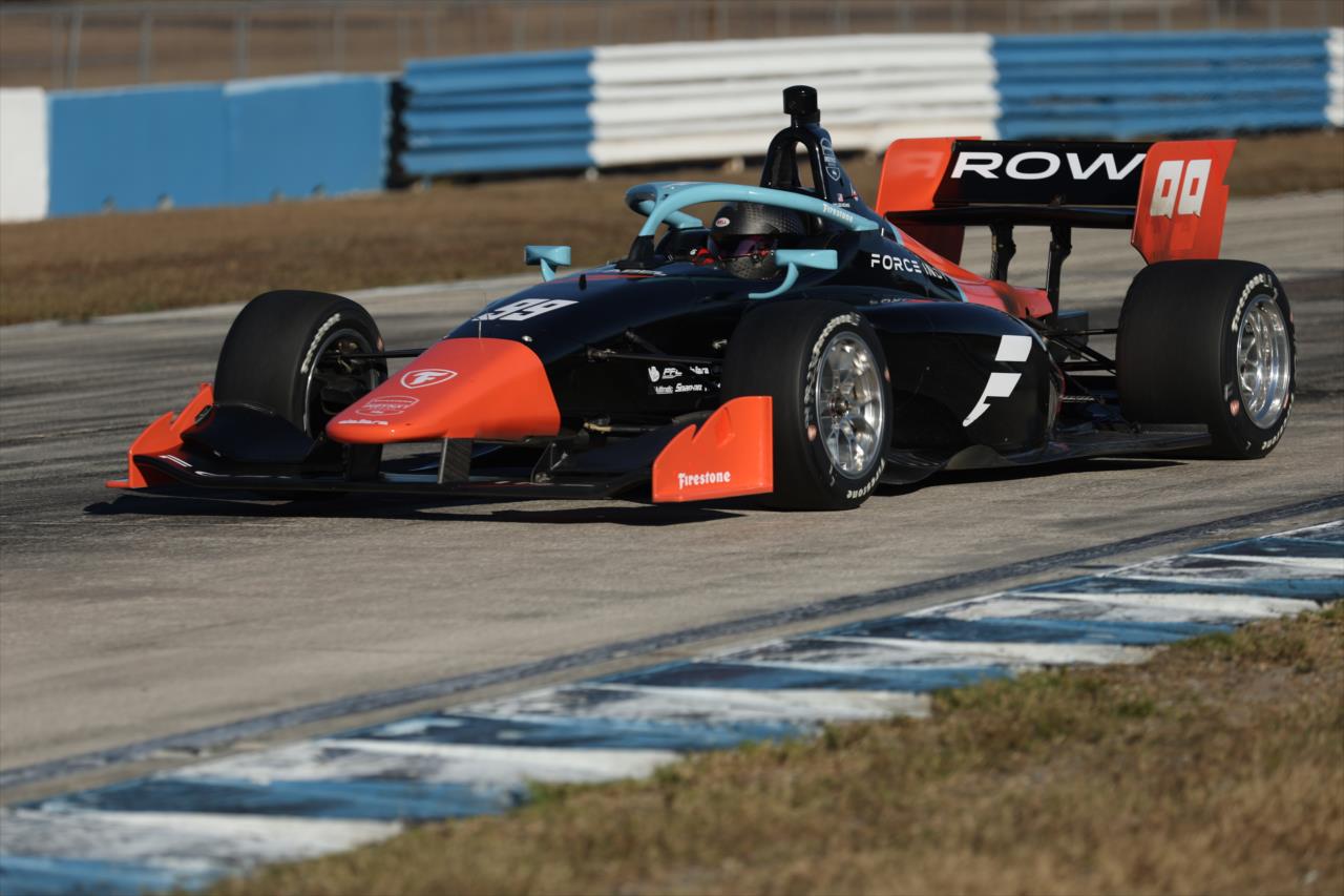Myles Rowe - INDY NXT Sebring Testing - By: Matt Fraver -- Photo by: Matt Fraver