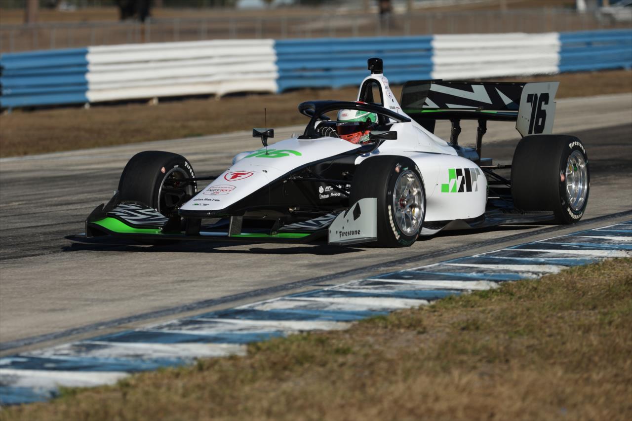 Ricardo Escotto - INDY NXT Sebring Testing - By: Matt Fraver -- Photo by: Matt Fraver