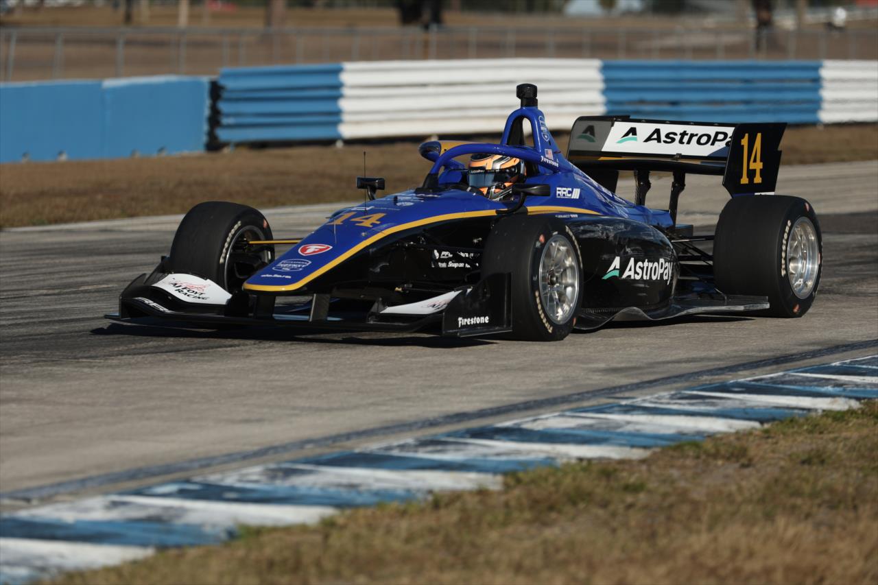 Alessandro de Tullio - INDY NXT Sebring Testing - By: Matt Fraver -- Photo by: Matt Fraver
