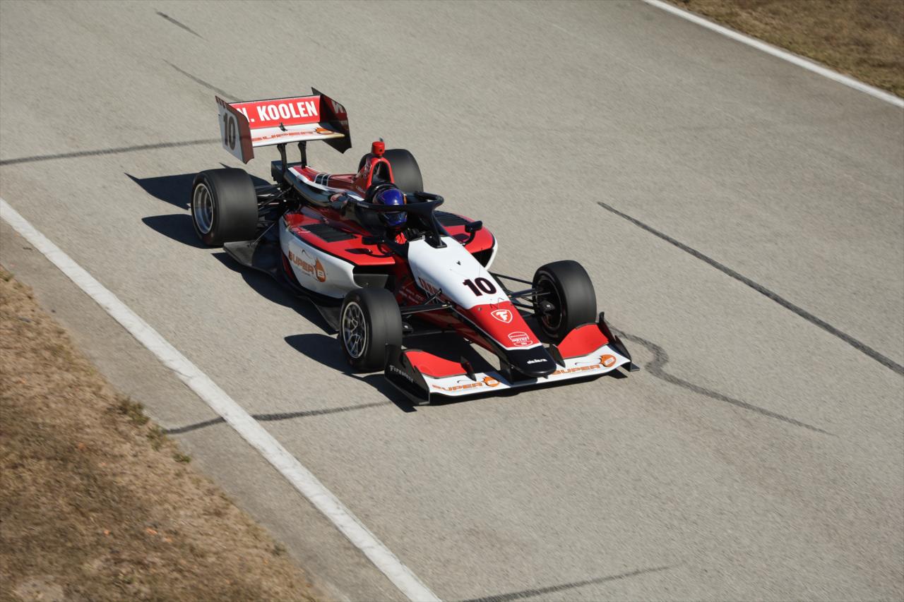 Niels Koolen - INDY NXT Sebring Testing - By: Matt Fraver -- Photo by: Matt Fraver