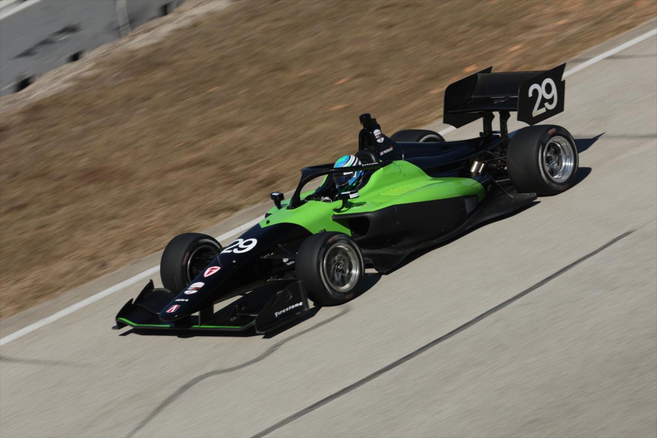 Josh Pierson - INDY NXT Sebring Testing - By: Matt Fraver -- Photo by: Matt Fraver