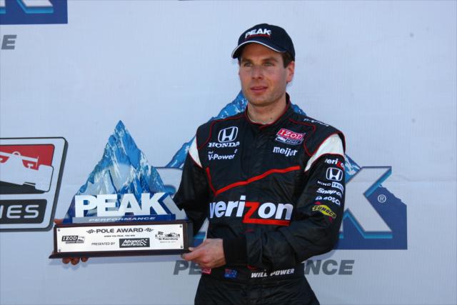 Another pole position for Will Power. -- Photo by: Chris Jones