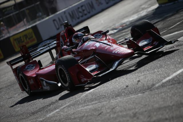 Graham Rahal on course during practice for the Firestone Grand Prix of St. Petersburg -- Photo by: Joe Skibinski