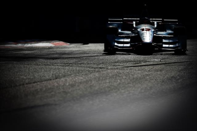 Will Power on course during qualifications for the Firestone Grand Prix of St. Petersburg -- Photo by: Shawn Gritzmacher