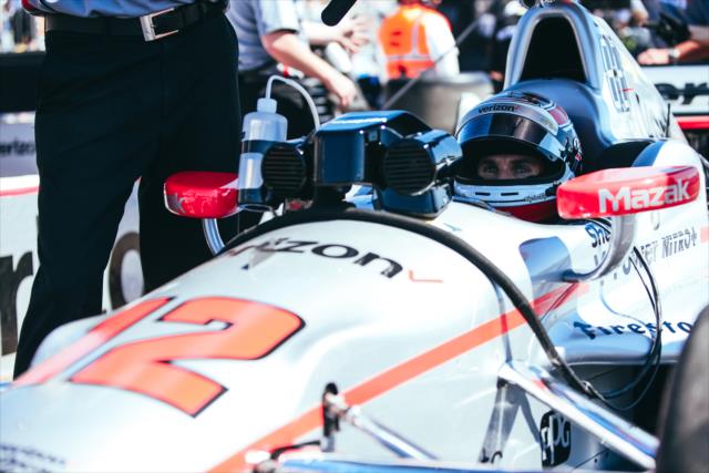 Will Power sits in his No. 12 Verizon Chevrolet on pit lane during practice for the Firestone Grand Prix of St. Petersburg -- Photo by: Joe Skibinski