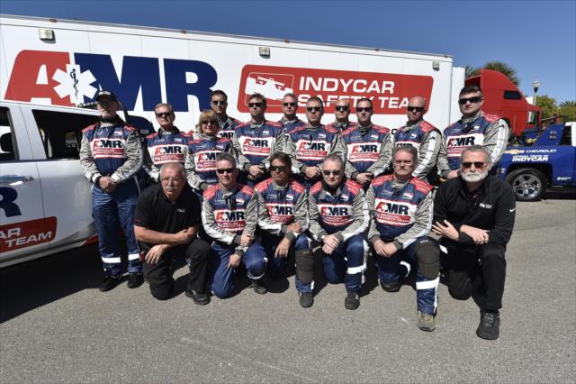 The AMR INDYCAR Safety Team -- Photo by: Chris Owens