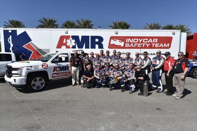 The AMR INDYCAR Safety Team -- Photo by: Chris Owens