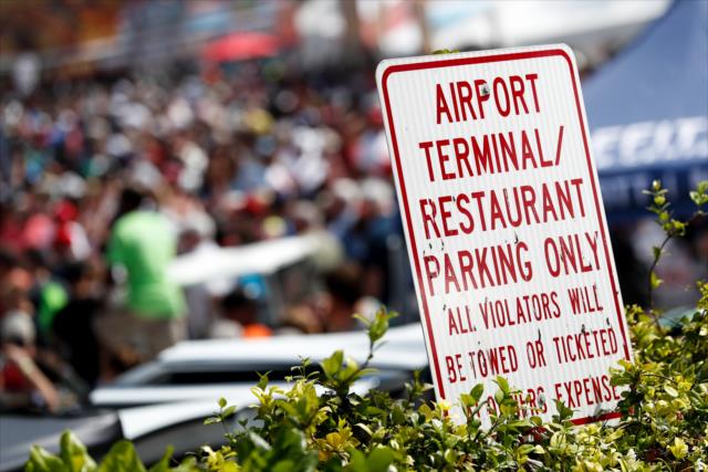 Signage from the Albert Whitted Airport, site of the Firestone Grand Prix of St. Petersburg -- Photo by: Joe Skibinski