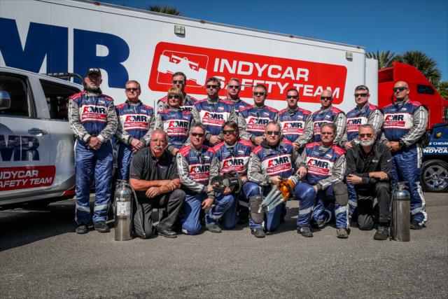The AMR INDYCAR Safety Team -- Photo by: Shawn Gritzmacher