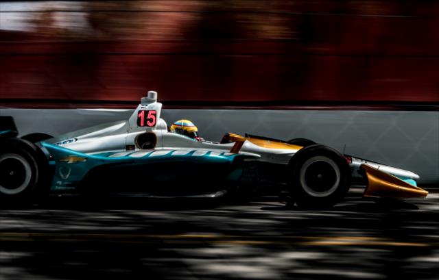 Gabby Chaves races toward Turn 8 during the Firestone Grand Prix of St. Petersburg -- Photo by: Shawn Gritzmacher
