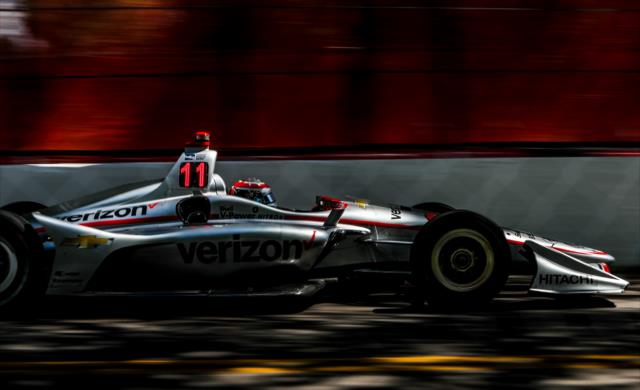 Will Power races toward Turn 8 during the Firestone Grand Prix of St. Petersburg -- Photo by: Shawn Gritzmacher
