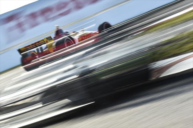 Ryan Hunter-Reay races through the Turns 13-14 hairpin during the Firestone Grand Prix of St. Petersburg -- Photo by: Chris Owens