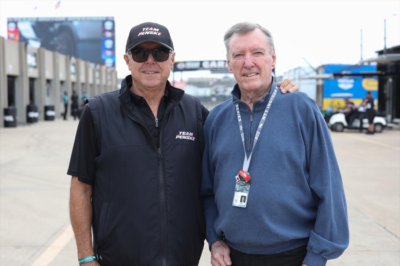 Rick Mears and Johnny Rutherford - GENESYS 300 -- Photo by: Chris Owens