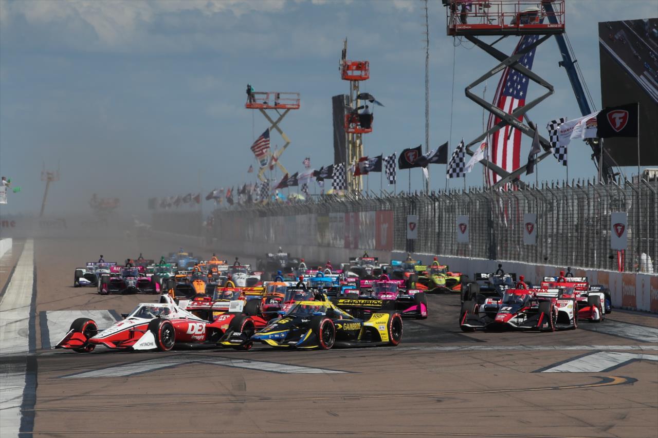The race start - Firestone Grand Prix of St. Petersburg - By: Chris Owens -- Photo by: Chris Owens
