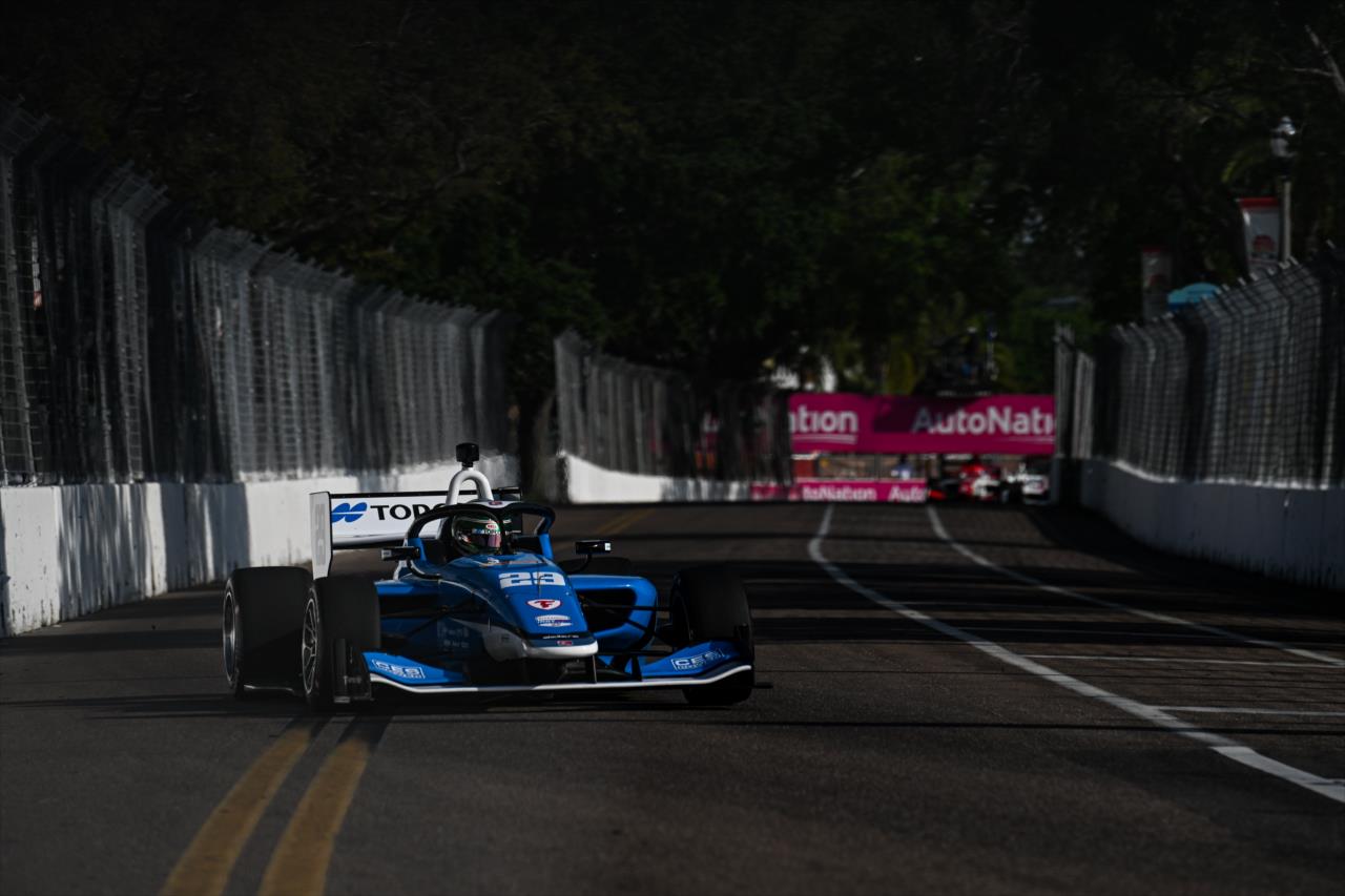 James Roe - INDY NXT By Firestone Grand Prix of St. Petersburg - By: James Black -- Photo by: James  Black