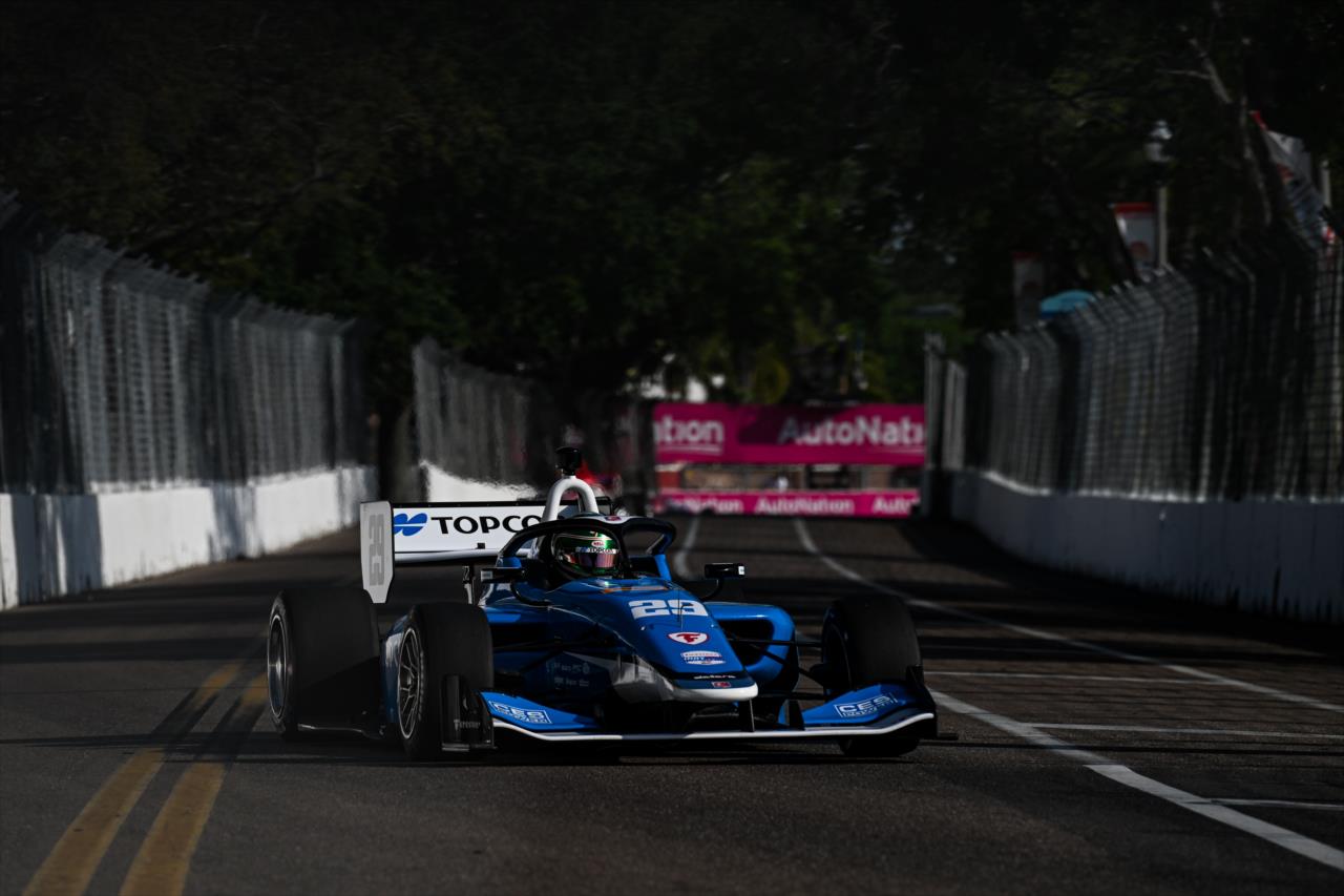James Roe - INDY NXT By Firestone Grand Prix of St. Petersburg - By: James Black -- Photo by: James  Black