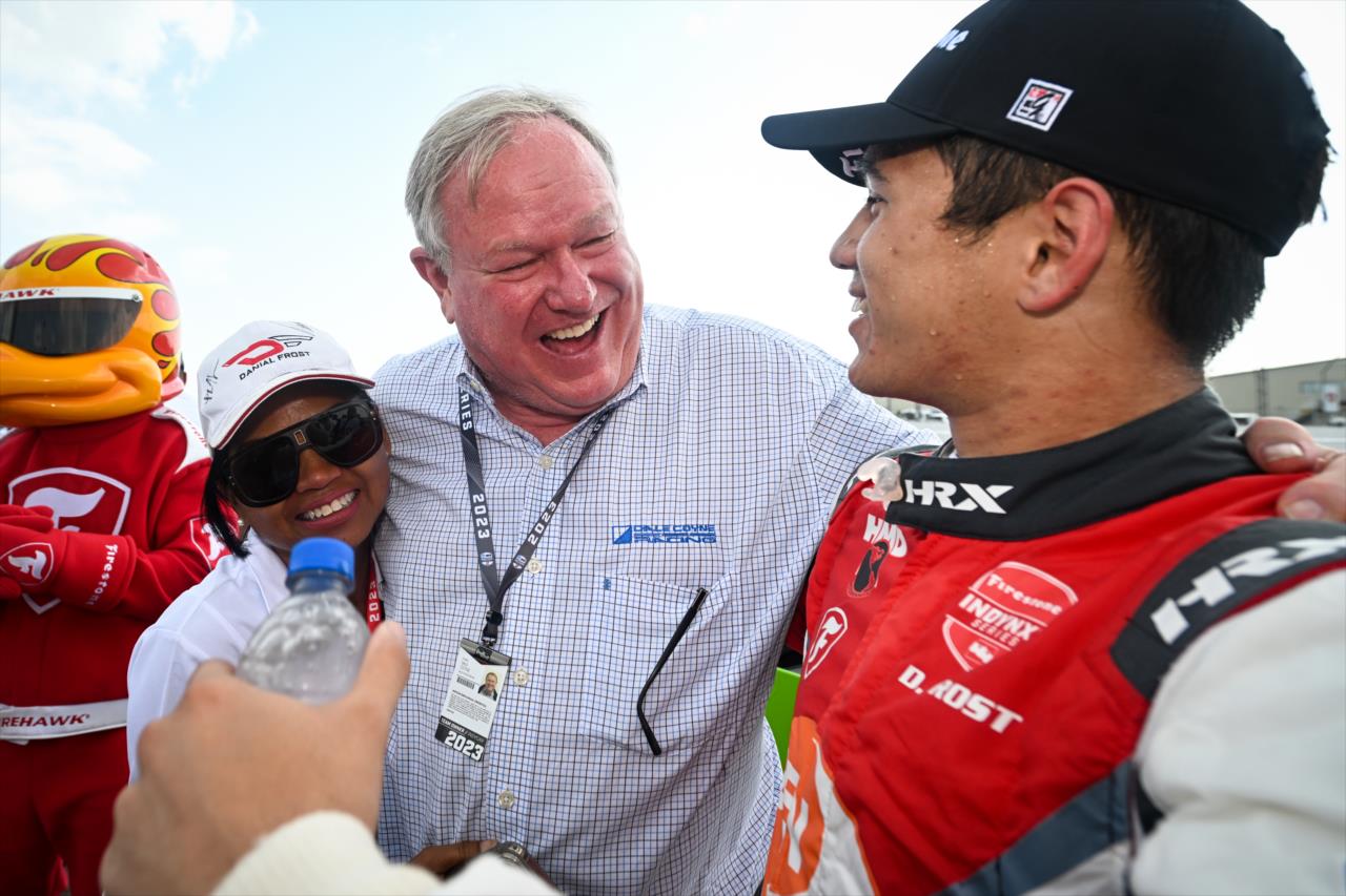 Dale Coyne and Danial Frost - INDY NXT By Firestone Grand Prix of St. Petersburg - By: James Black -- Photo by: James  Black