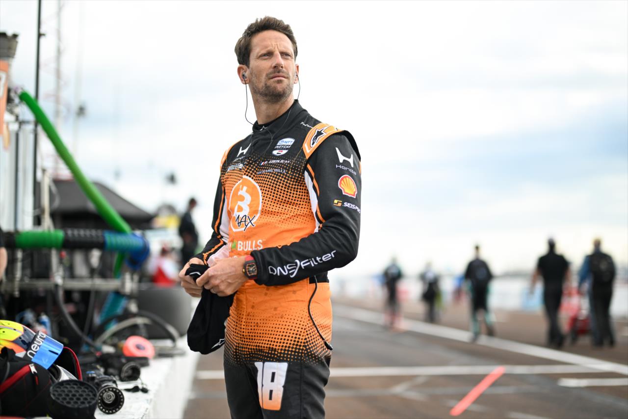 Romain Grosjean - Firestone Grand Prix of St. Petersburg - By: James Black -- Photo by: James  Black