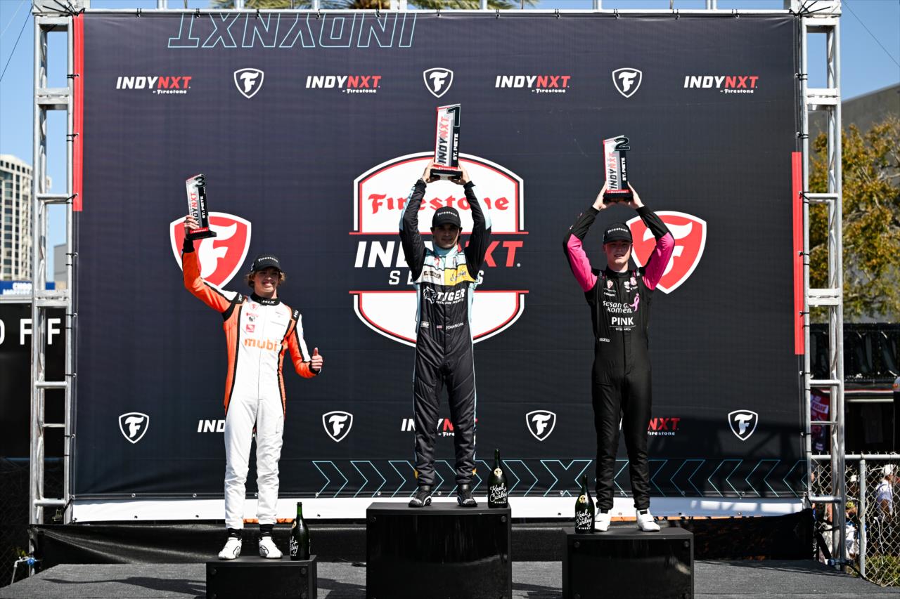 Tymek Kucharczyk, Nikita Johnson and Max Taylor - Grand Prix of St. Petersburg - By: James Black -- Photo by: James  Black