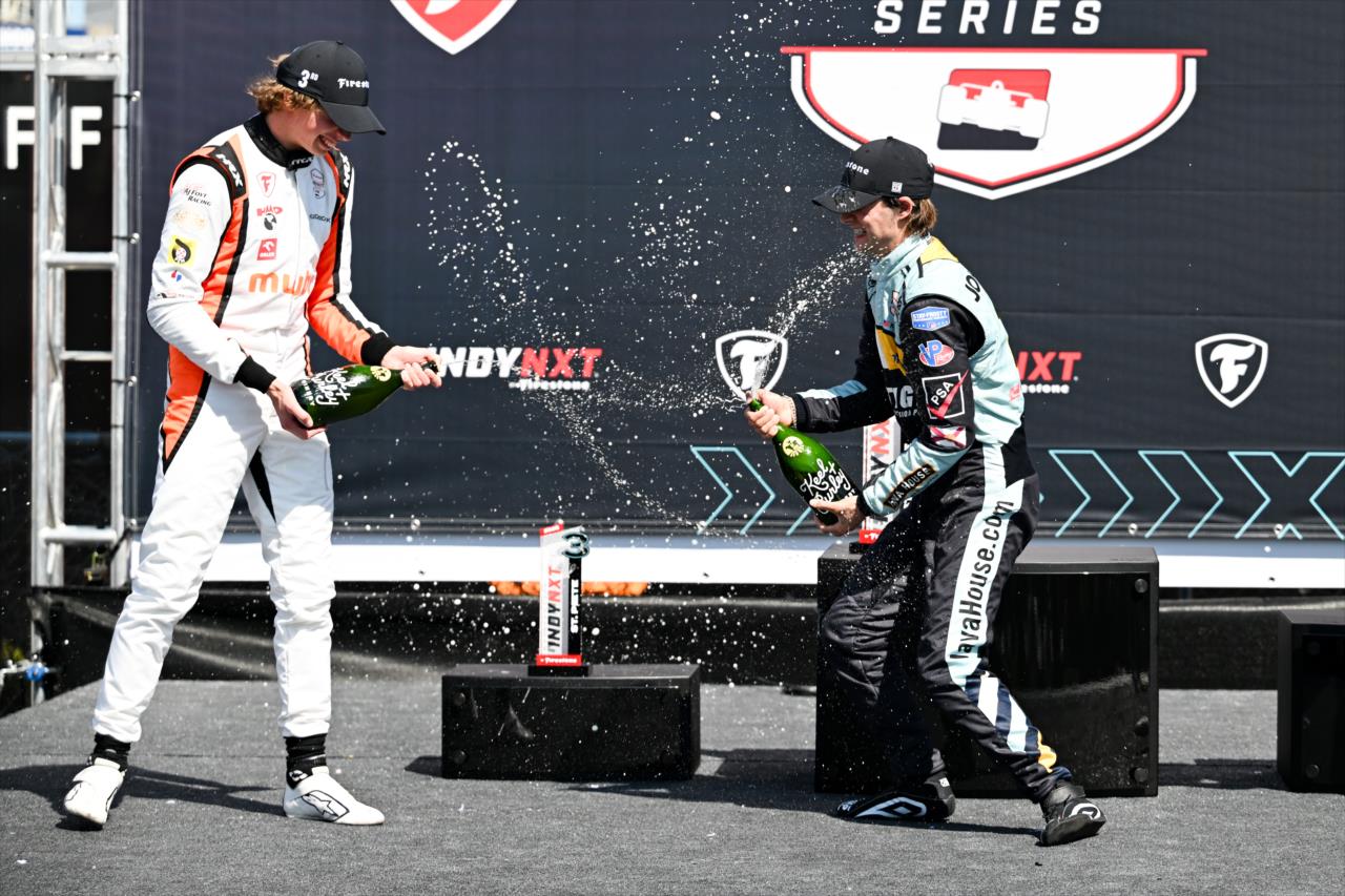 Tymek Kucharczyk and Nikita Johnson - Grand Prix of St. Petersburg - By: James Black -- Photo by: James  Black