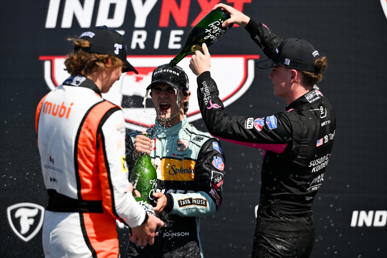 Tymek Kucharczyk, Nikita Johnson and Max Taylor - Grand Prix of St. Petersburg - By: James Black -- Photo by: James  Black