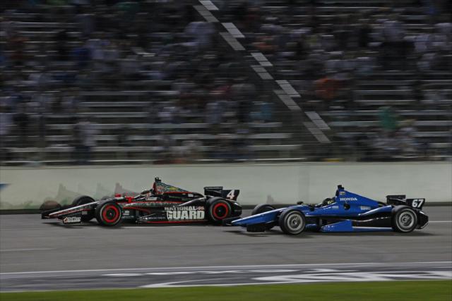 JR Hildebrand and Josef Newgarden
Â©2012, LAT USA, All Rights Reserved -- Photo by: LAT Photo USA