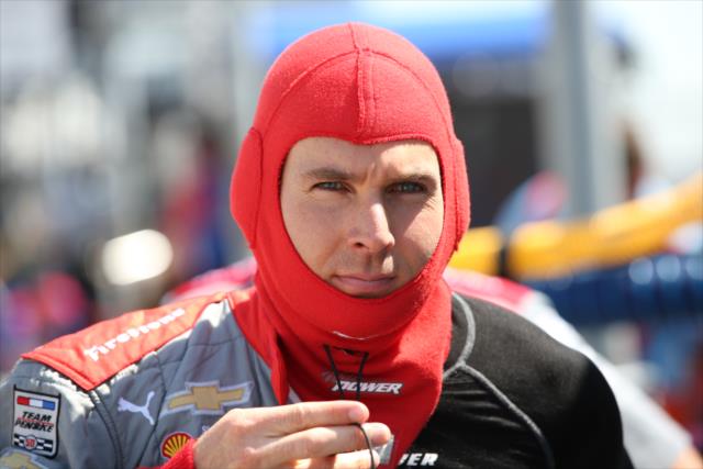 Will Power along pit lane prior to practice for the Firestone 600 at Texas Motor Speedway -- Photo by: Chris Jones