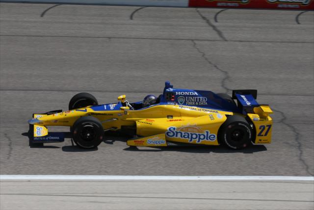 Marco Andretti on course during practice for the Firestone 600 at Texas Motor Speedway -- Photo by: Chris Jones