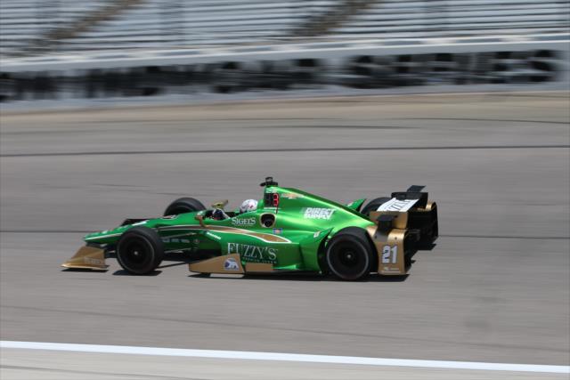 Josef Newgarden on course during practice for the Firestone 600 at Texas Motor Speedway -- Photo by: Chris Jones