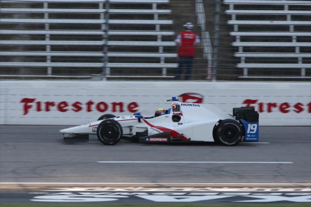 Gabby Chaves on course during the evening practice for the Firestone 600 at Texas Motor Speedway -- Photo by: Chris Jones