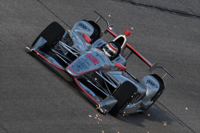 Will Power on course during the evening practice for the Firestone 600 at Texas Motor Speedway -- Photo by: Chris Owens