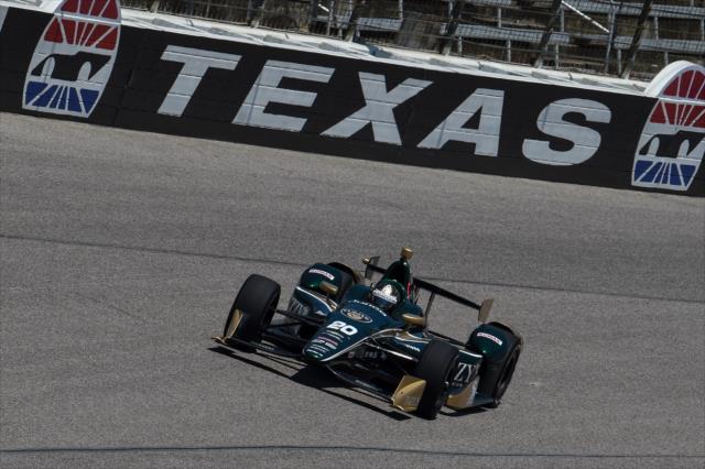 Ed Carpenter on course during practice for the Firestone 600 at Texas Motor Speedway -- Photo by: Chris Owens