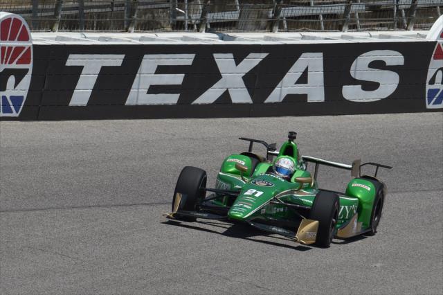 Josef Newgarden on course during practice for the Firestone 600 at Texas Motor Speedway -- Photo by: Chris Owens