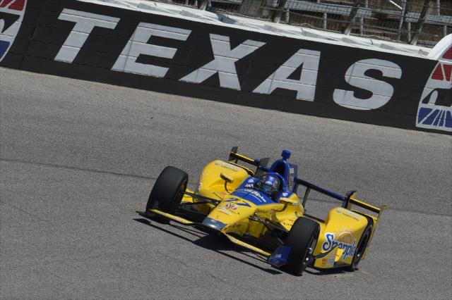 Marco Andretti on course during practice for the Firestone 600 at Texas Motor Speedway -- Photo by: Chris Owens