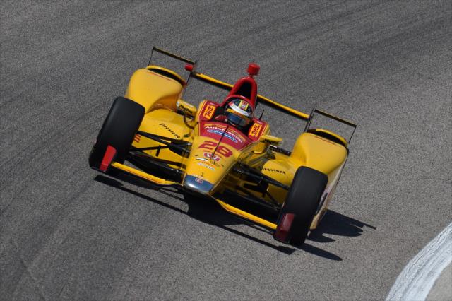 Ryan Hunter-Reay on course during practice for the Firestone 600 at Texas Motor Speedway -- Photo by: Chris Owens