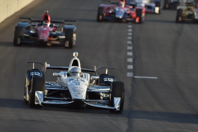 Simon Pagenaud sets up for Turn 3 during the Rainguard Water Sealers 600 at Texas Motor Speedway -- Photo by: Chris Owens