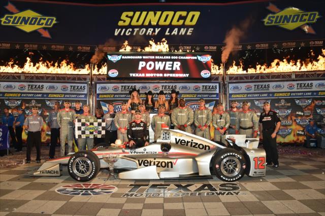 Will Power and Team Penske win the 2017 Rainguard Water Sealers 600 at Texas Motor Speedway -- Photo by: Chris Owens