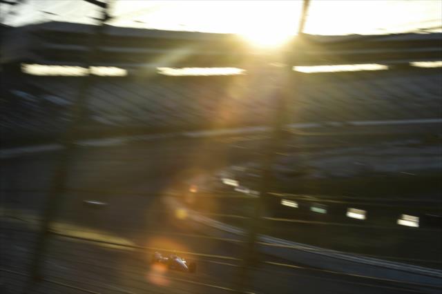 Action heats up as the sun goes down during the DXC Technology 600 at Texas Motor Speedway -- Photo by: Chris Owens