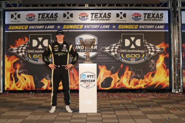 Josef Newgarden wins the DXC Technology 600 at Texas Motor Speedway -- Photo by: Chris Jones