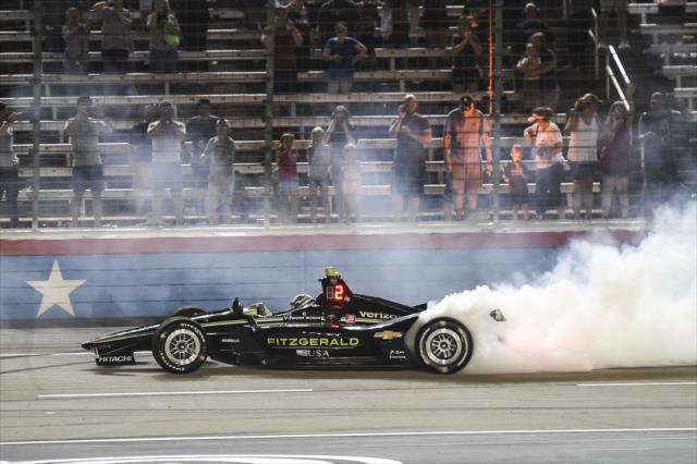 Josef Newgarden wins the DXC Technology 600 at Texas Motor Speedway -- Photo by: Chris Owens